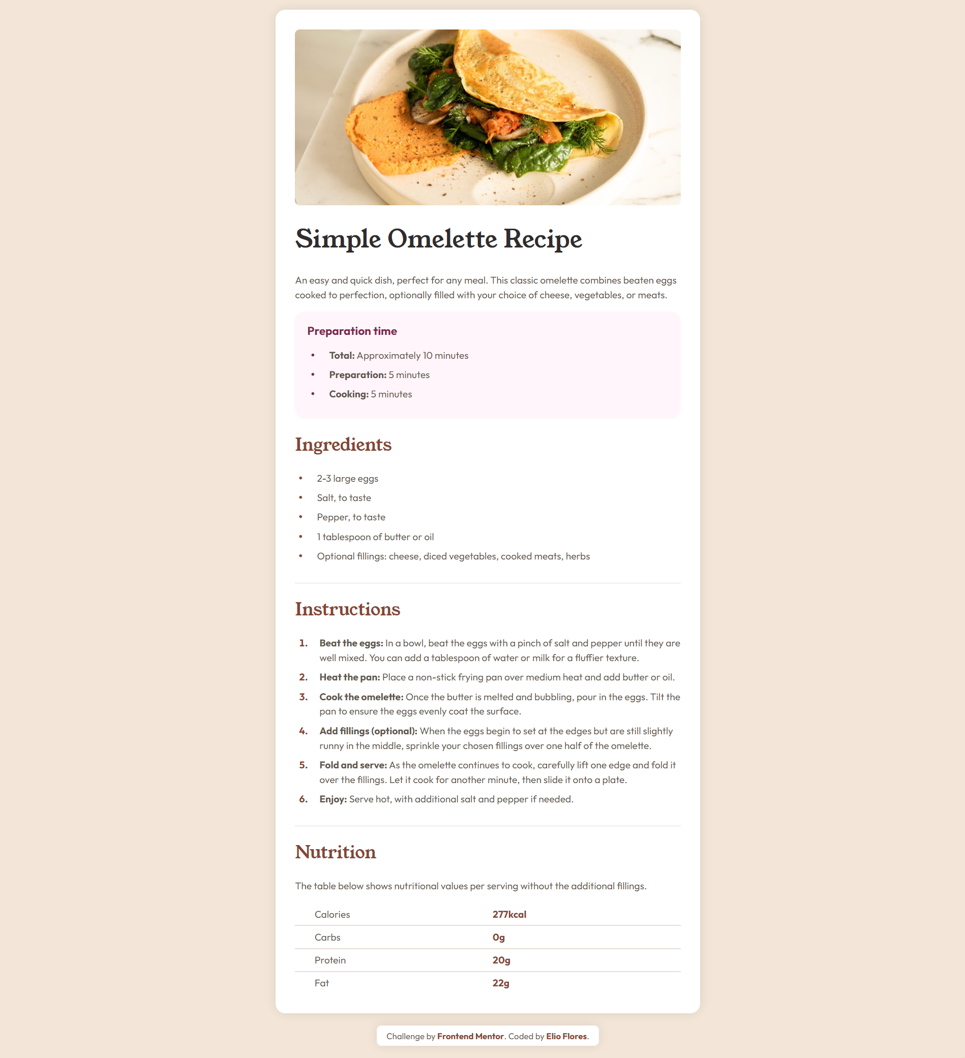 recipe page screenshot repository
